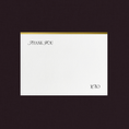 Load image into Gallery viewer, White thank you card with gold foil accent