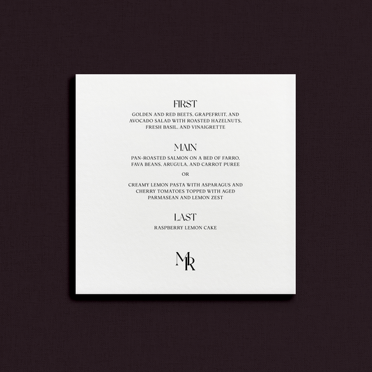 Devotion Menu