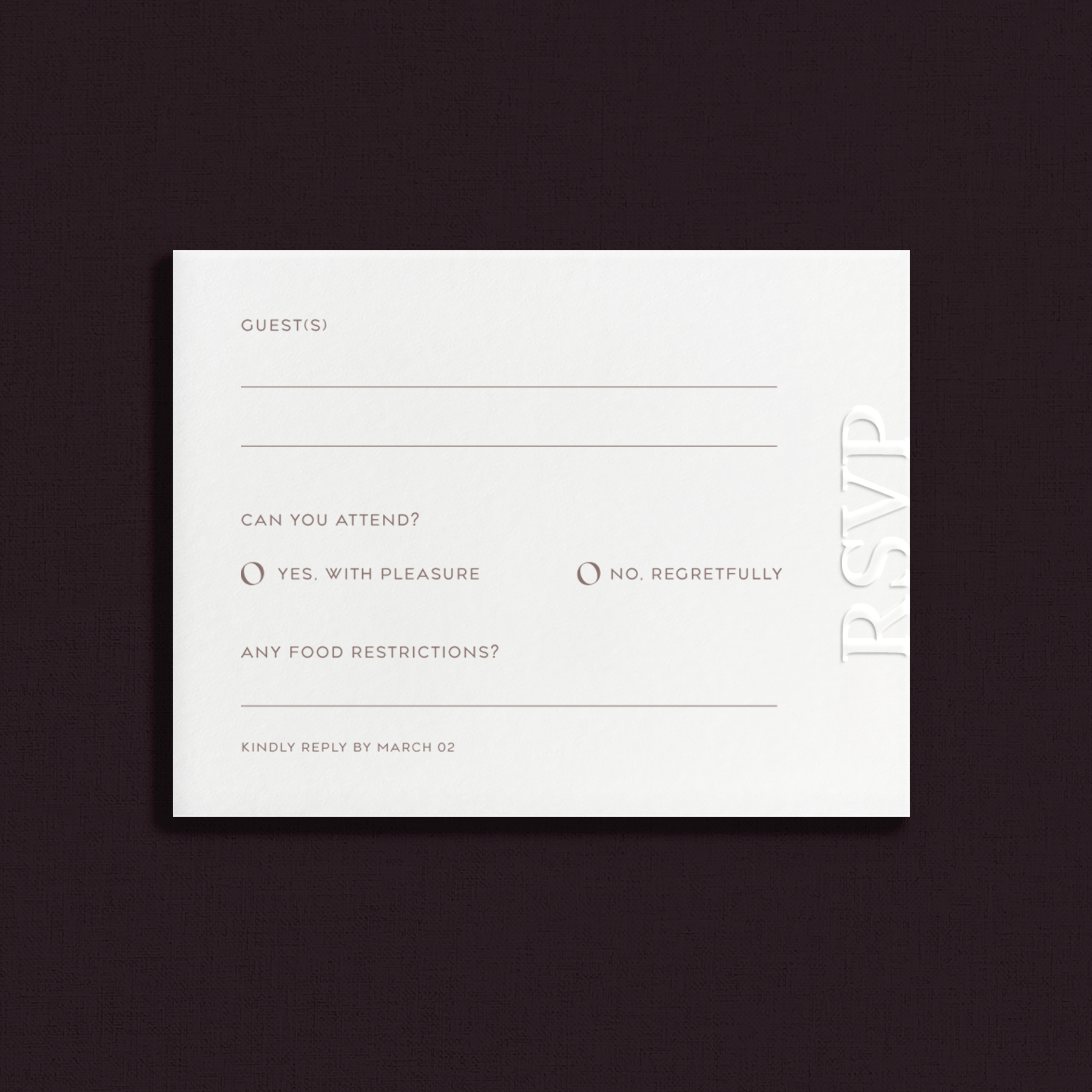 Endless RSVP