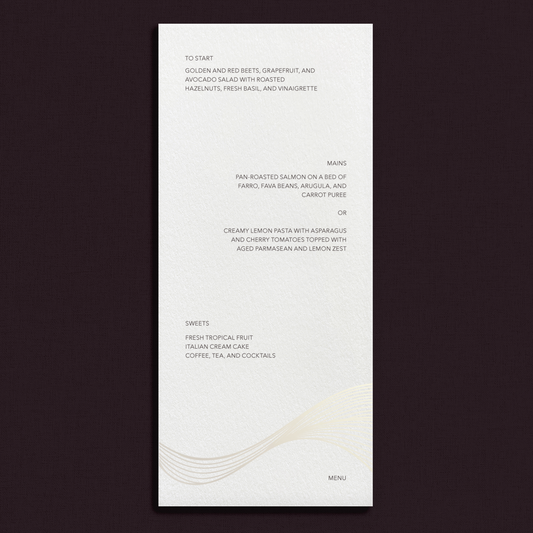 Entwine Menu